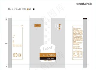 吐司包装 面菜鸟图库片