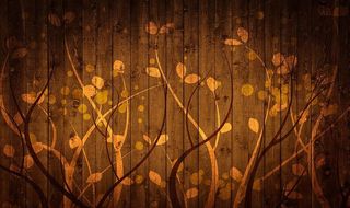 万物生长木纹背景墙图片