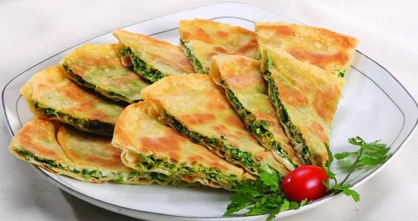 韭菜虾皮饼图片