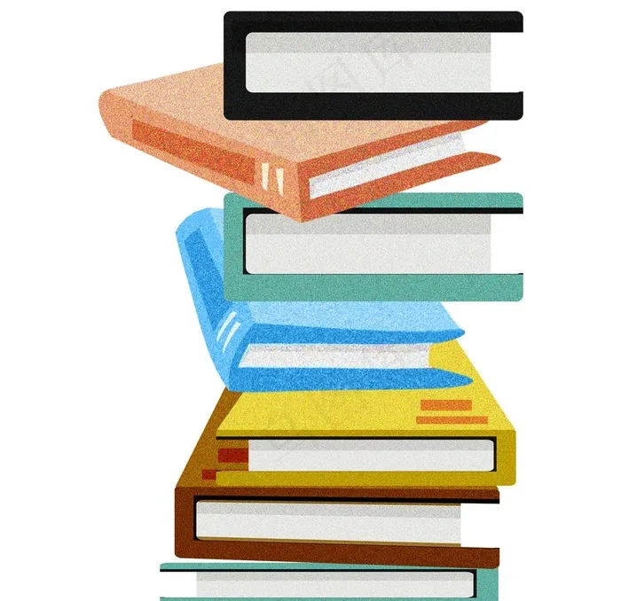 卡通书本图片psd模版下载