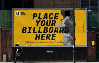 户外屏幕样机图片