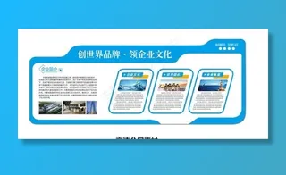 立体企业文化墙形象墙图片