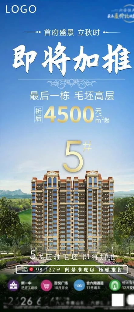 房地产加推图片(1063X2303(DPI:300))psd模版下载