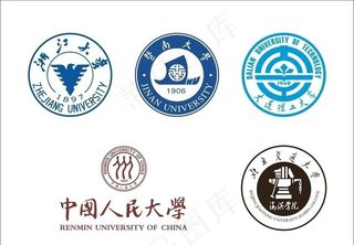 名牌大学校徽图片