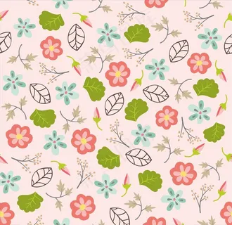小清新花纹图片