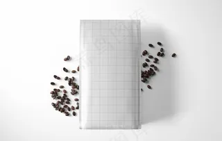 咖啡袋 vi 样机 设计 模板图片