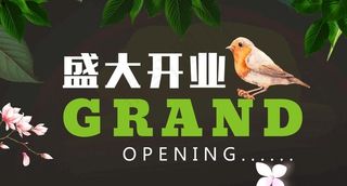 盛大开业吊旗图片