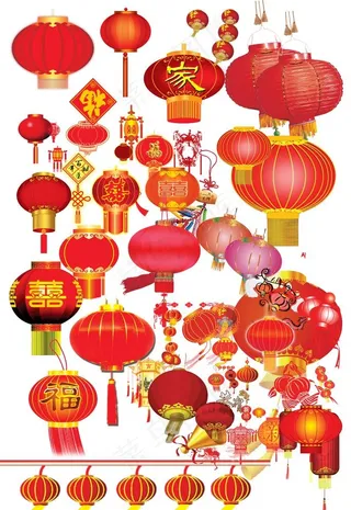 灯笼大全 大红灯笼图片