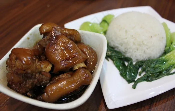 猪手饭套餐图片