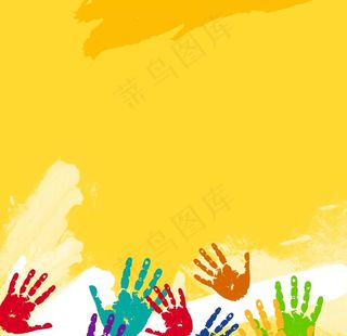 手绘画画背景图片