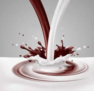 巧克力液态图片
