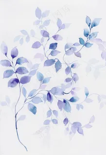 原创水彩手绘艺术花卉素材图片