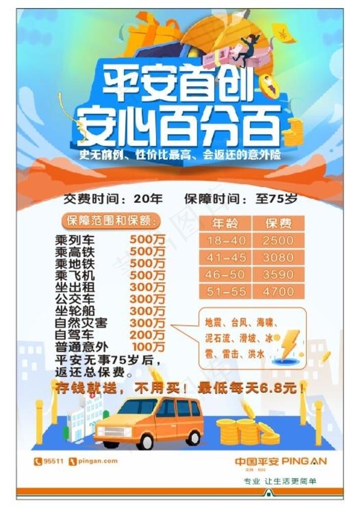 平安首创 安心百分百图片