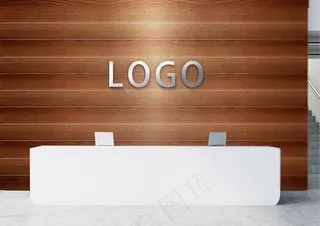 logo样机背景墙样机模板图片