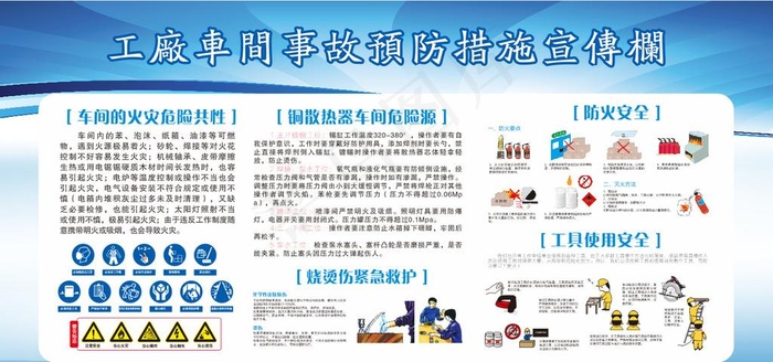 车间安全展板图片