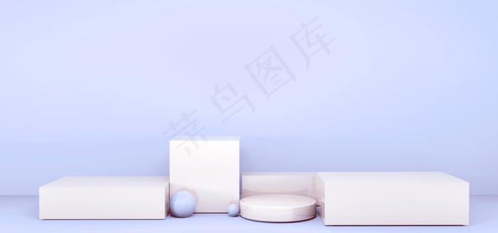 简单C4D场景背景小台子图片(5669X2835(DPI:120))psd模版下载