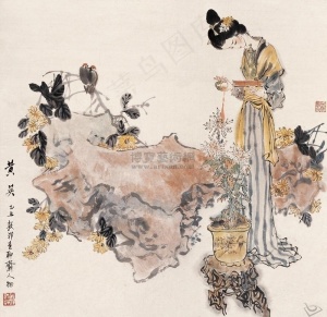 工笔聊斋人物图片