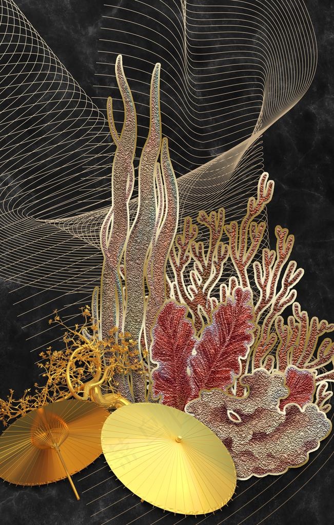 中式古典晶瓷装饰画图片(4724X7087(DPI:150))psd模版下载