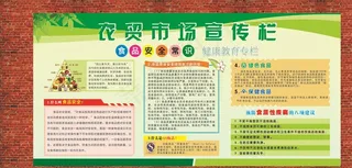 农贸市场宣传栏图片