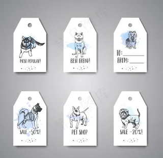 宠物狗标牌图片