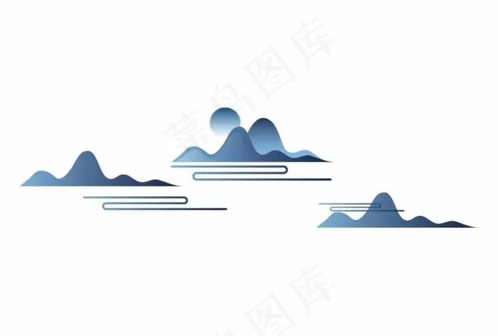 山峦矢量图片ai矢量模版下载
