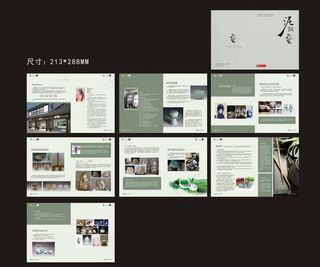 企业茶艺画册图片