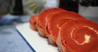 红丝绒蛋糕图片