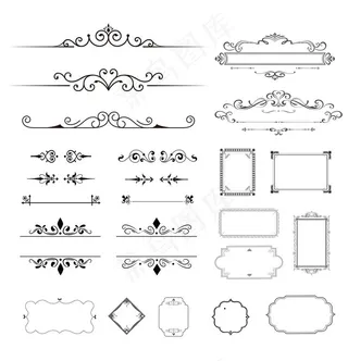 花边素材图片