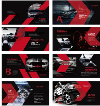 高端汽车画册图片