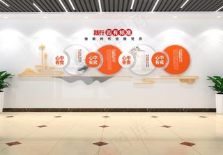 党建文化墙图片