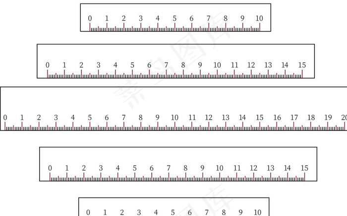 矢量尺子图片ai矢量模版下载