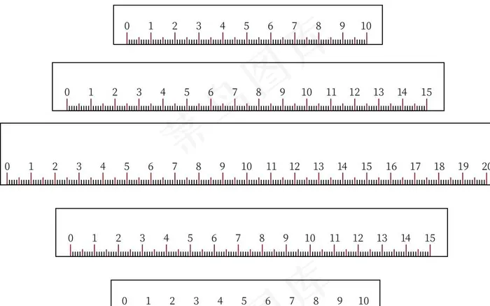 矢量尺子图片ai矢量模版下载