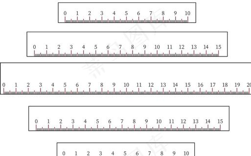 矢量尺子图片