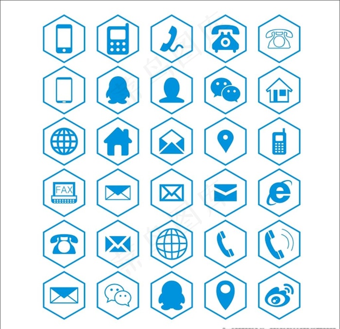 小图标图片cdr矢量模版下载