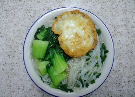 鸡蛋汤粉图片