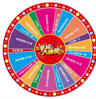 抽奖转盘图片