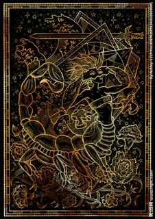 金色金属十二星座底纹背景图片 金色金属十二星座底纹背景图片