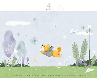 创意小清新卡通插画图片