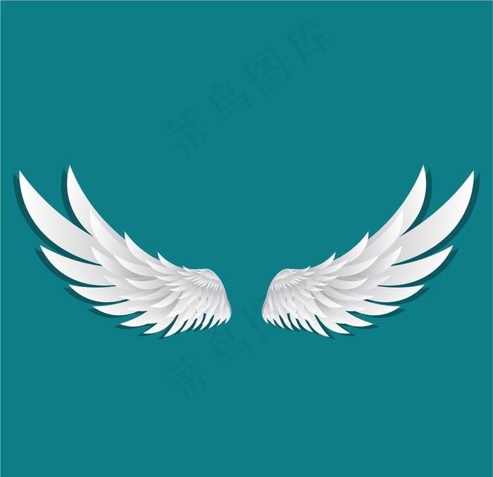 翅膀 矢量图片