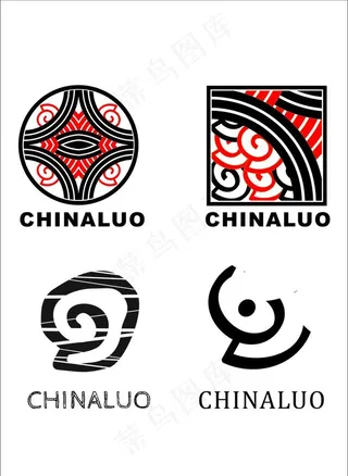 原创螺纹LOGO设计图片