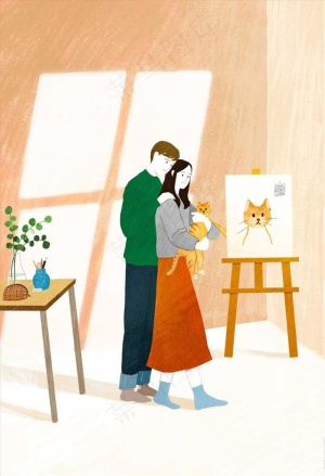 生活插画图片