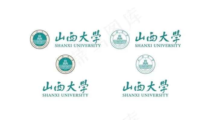 山西大学校徽新版图片ai矢量模版下载
