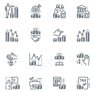 金融图标图片