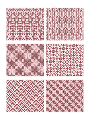 矢量   中国风 花纹海浪底纹图片