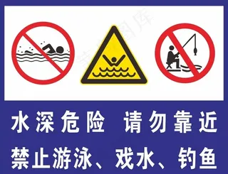 水深危险图片