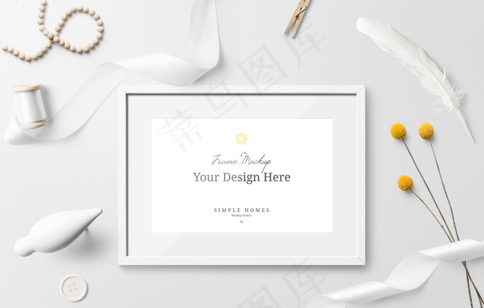 相框样机图片