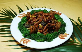 菊花蒙古肉图片