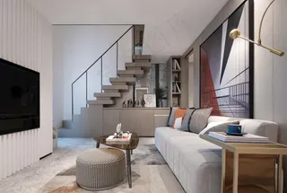 公寓  样板房  室内 楼梯图片