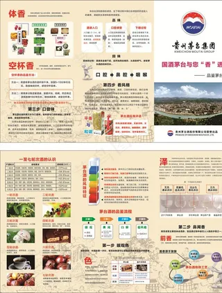 茅台酒折页图片