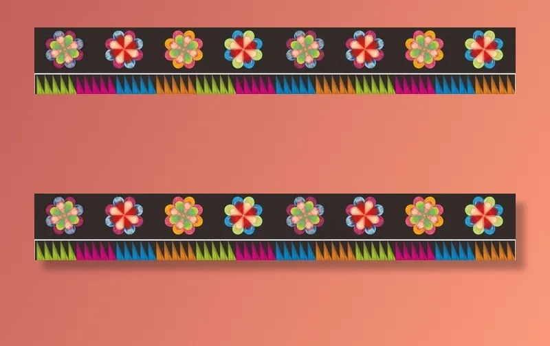 藏族鱼通腰线刺绣源文件图片cdr矢量模版下载
